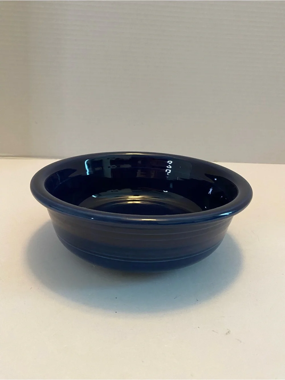 Fiesta Ware Homer Laughlin COBALT BLUE 7  1/4”Round Serving Bowl Mint Condition